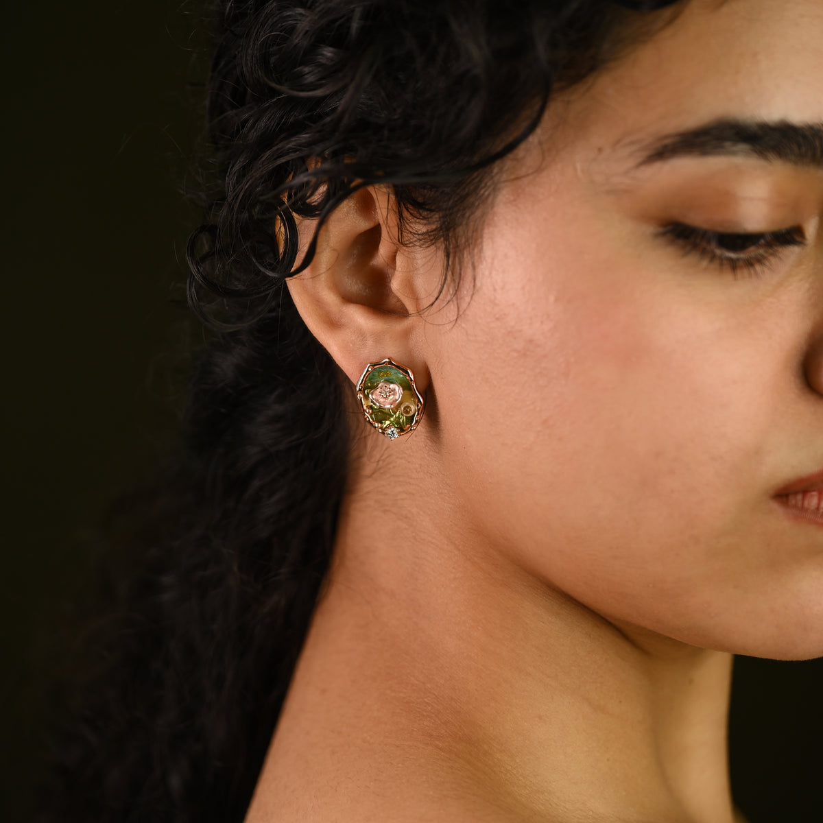 Enchanted Garden Stud Earrings