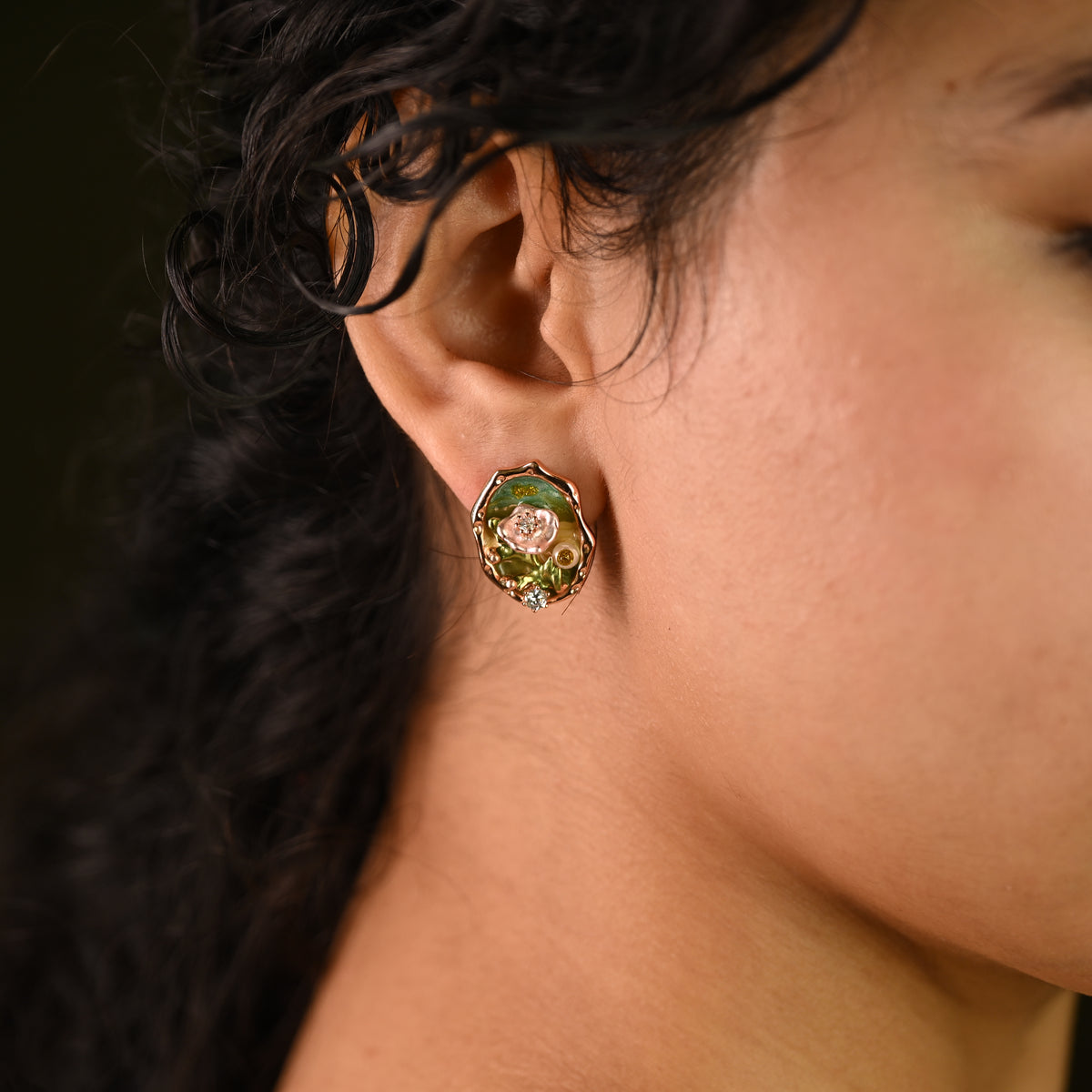 Enchanted Garden Stud Earrings
