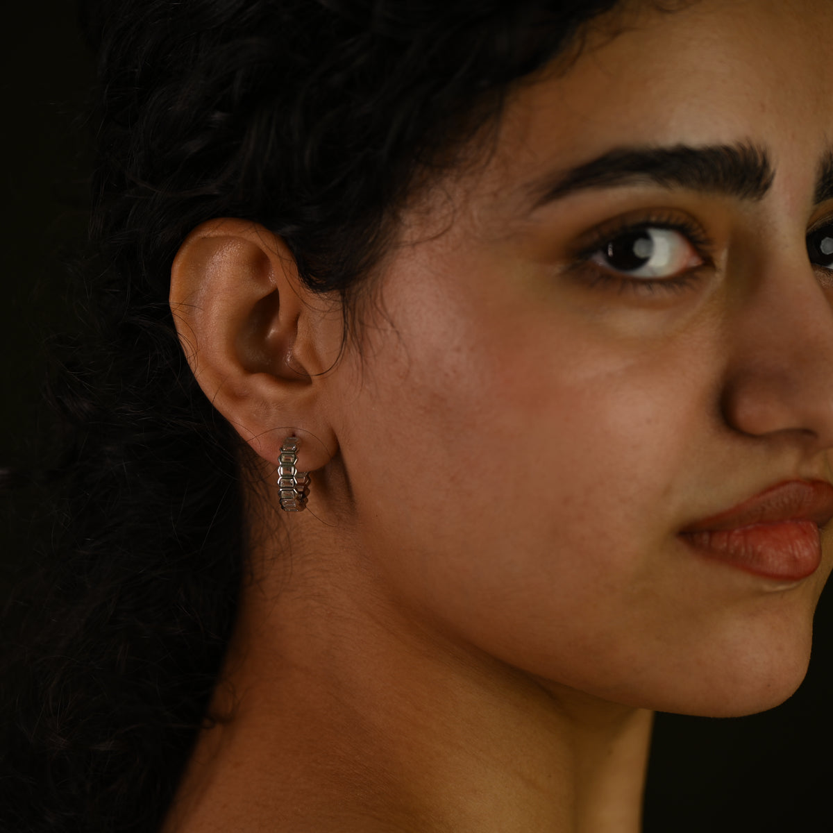 Crystal Hoop Earrings