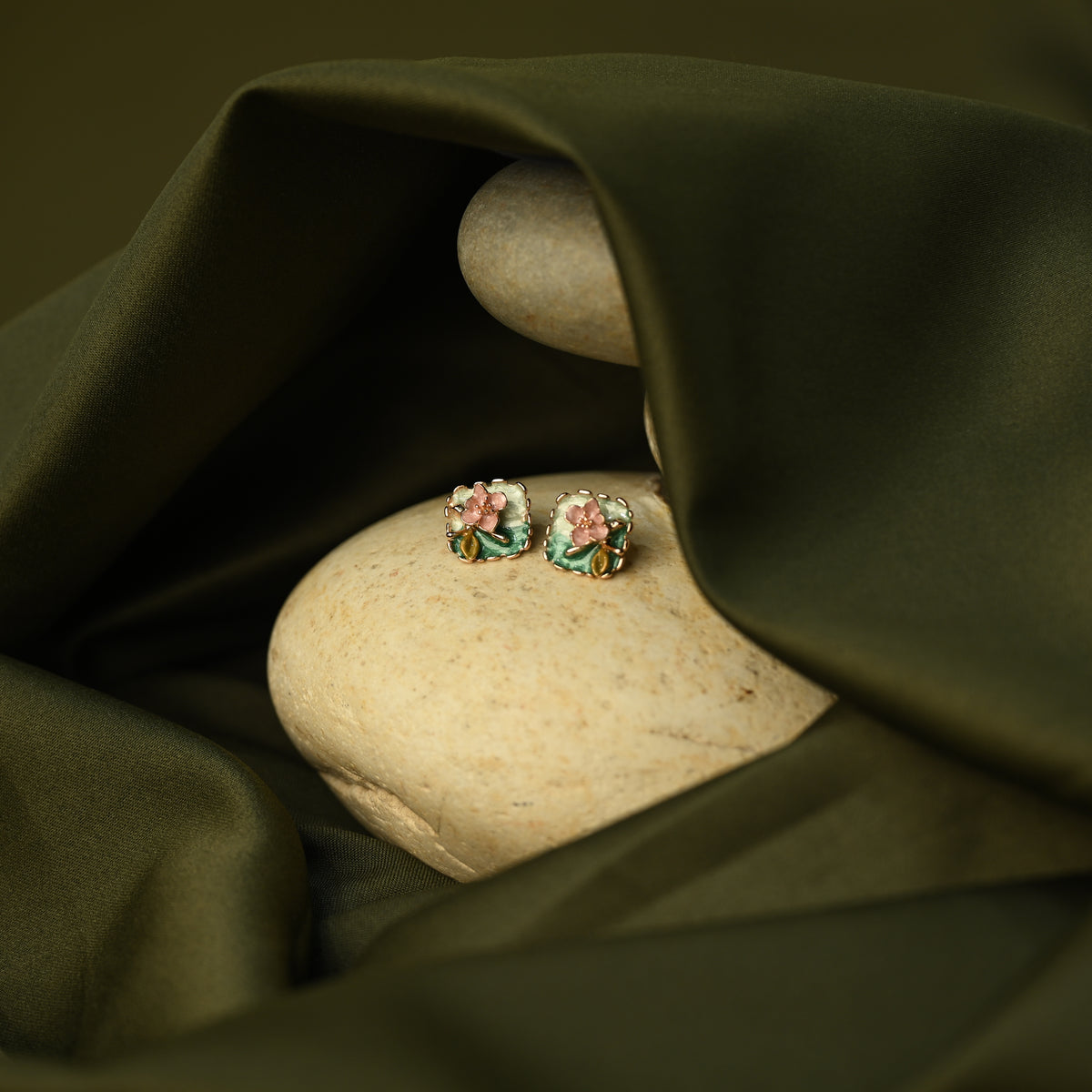 Garden Bloom Stud Earrings