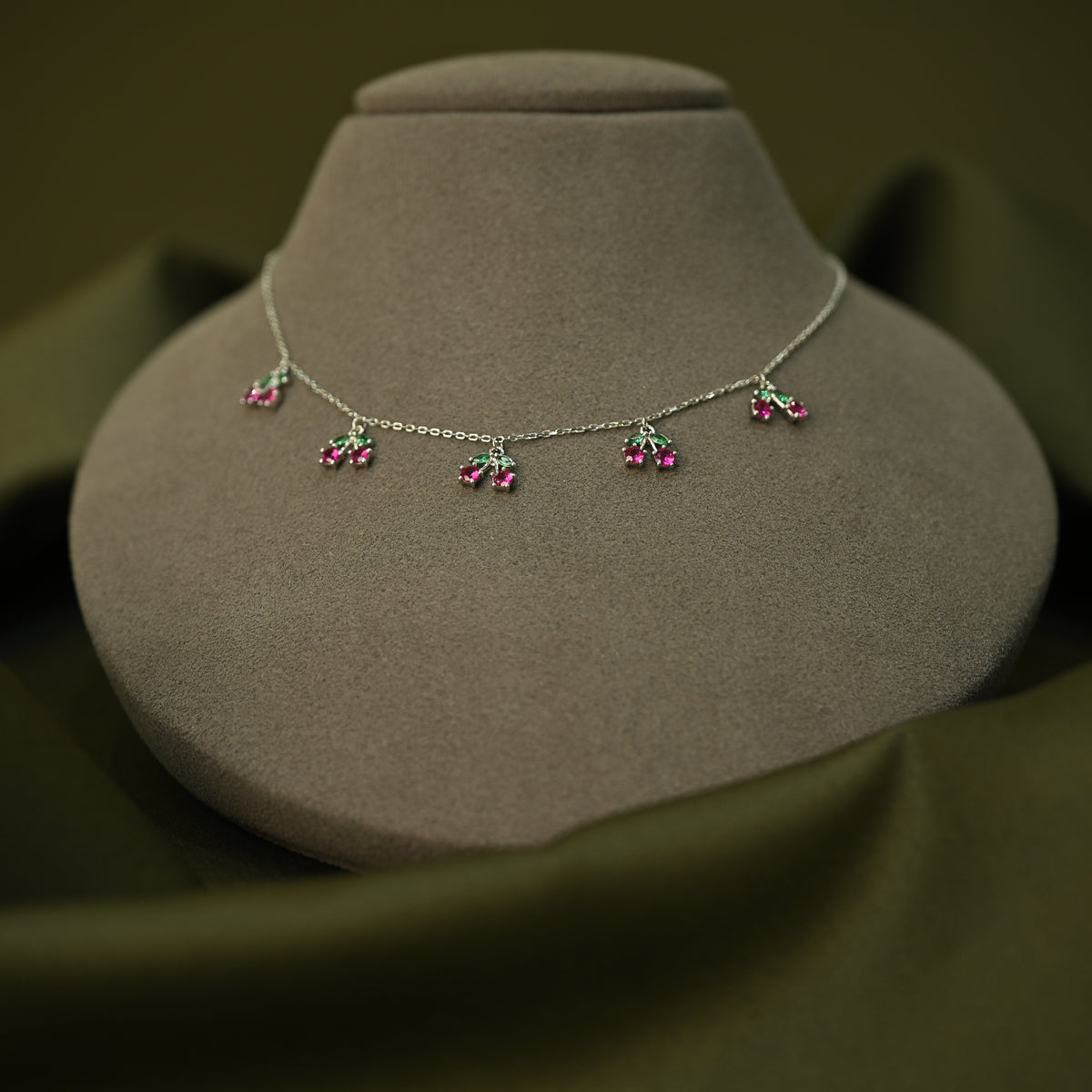 Cherry Blossom Gemstone Chain