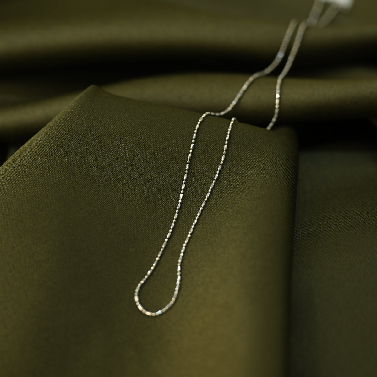 Silver Beaded Chain