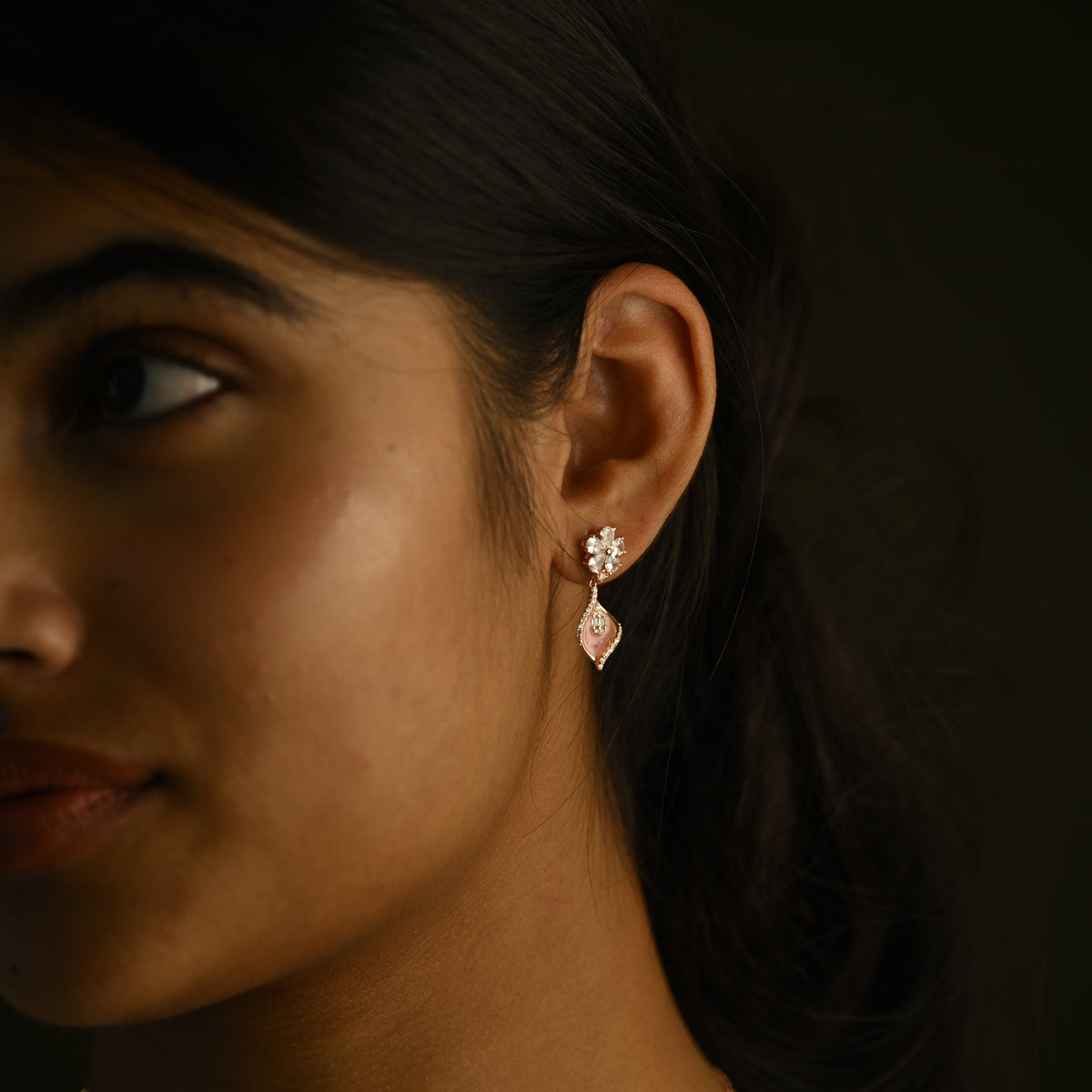Gemstone Necklace & Earring Set