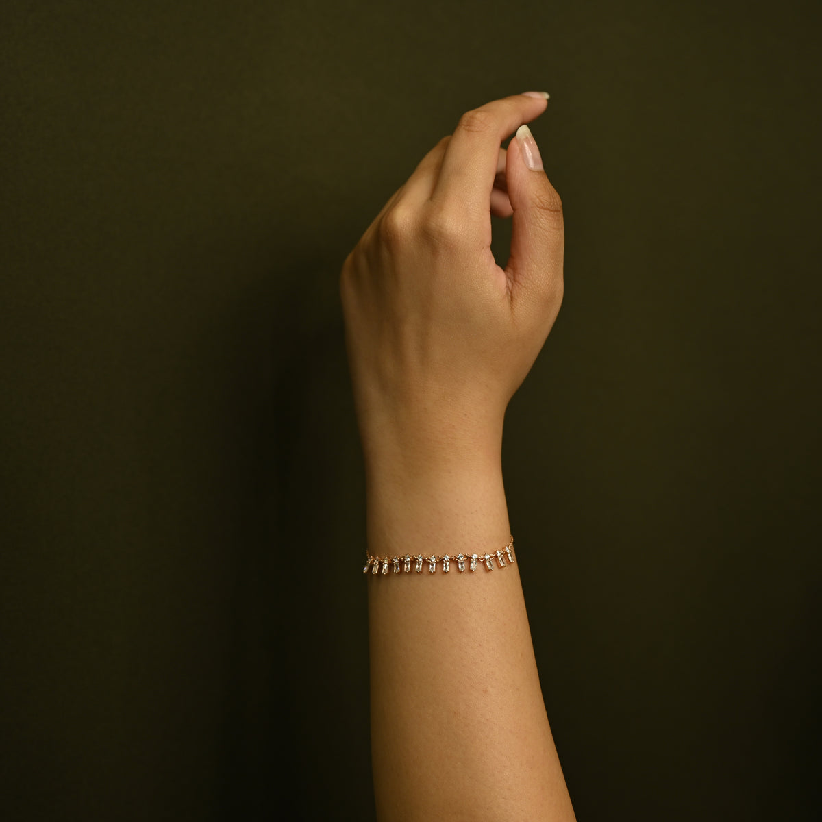 Crystal Cascade Bracelet