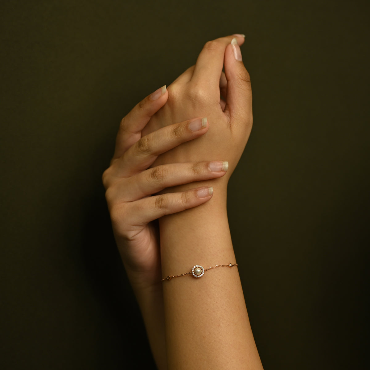 Pearl Halo Bracelet