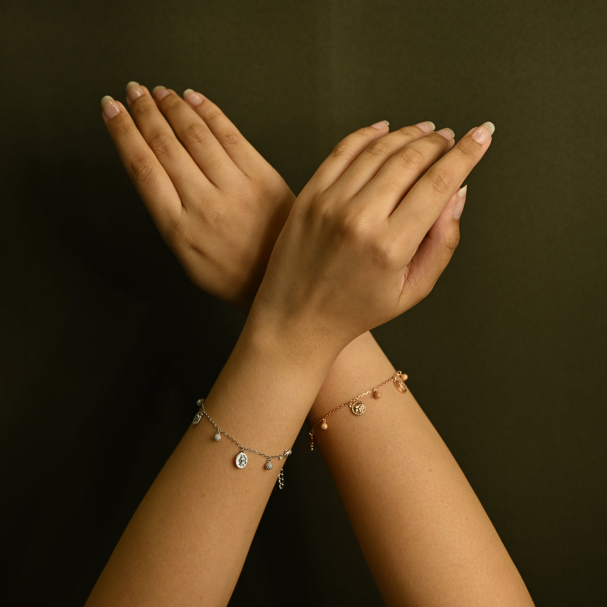 Celestial Charm Layered Bracelet Set