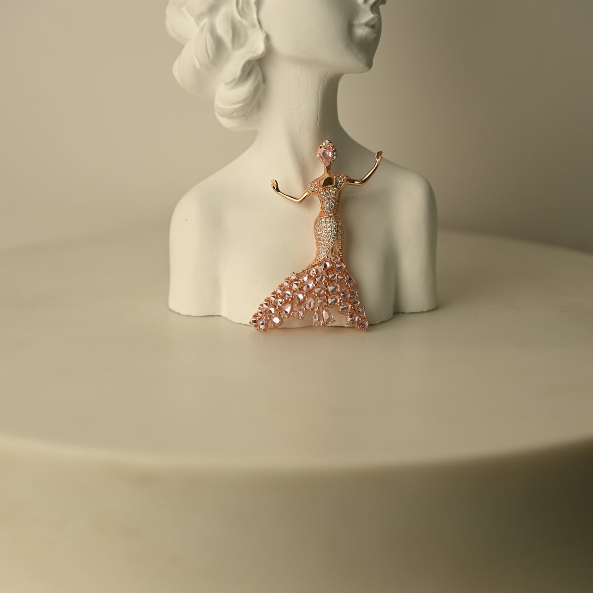 Crystal Dancer Brooch