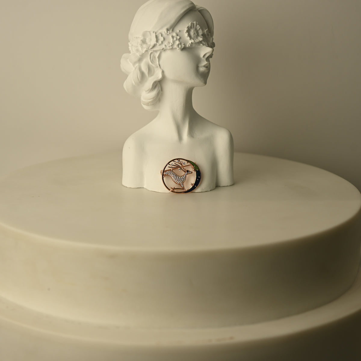 Celestial Deer Brooch