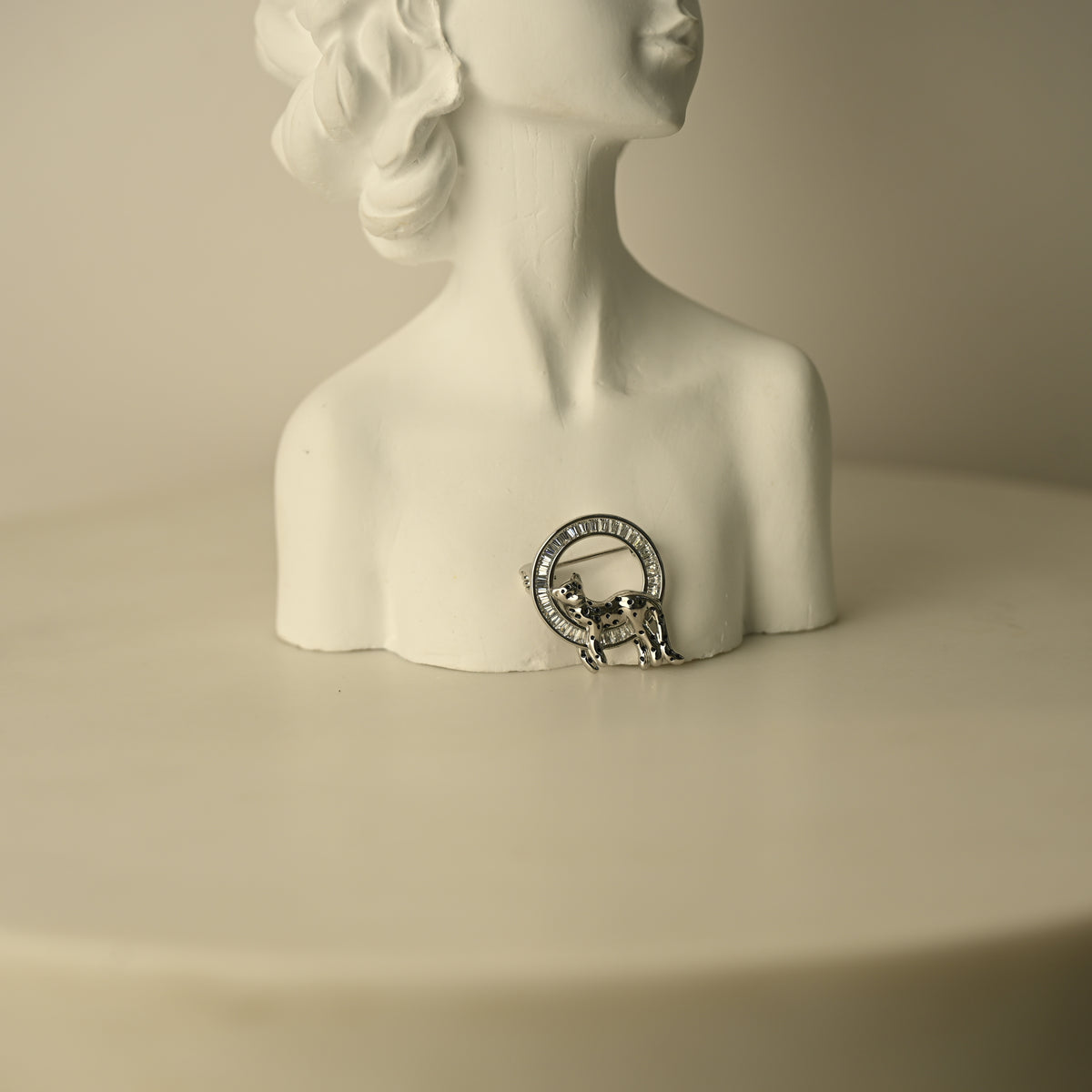 Leopard Halo Brooch