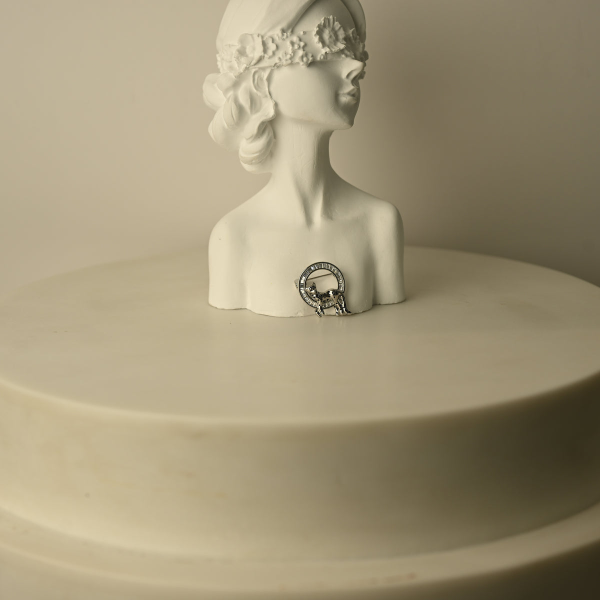 Leopard Halo Brooch