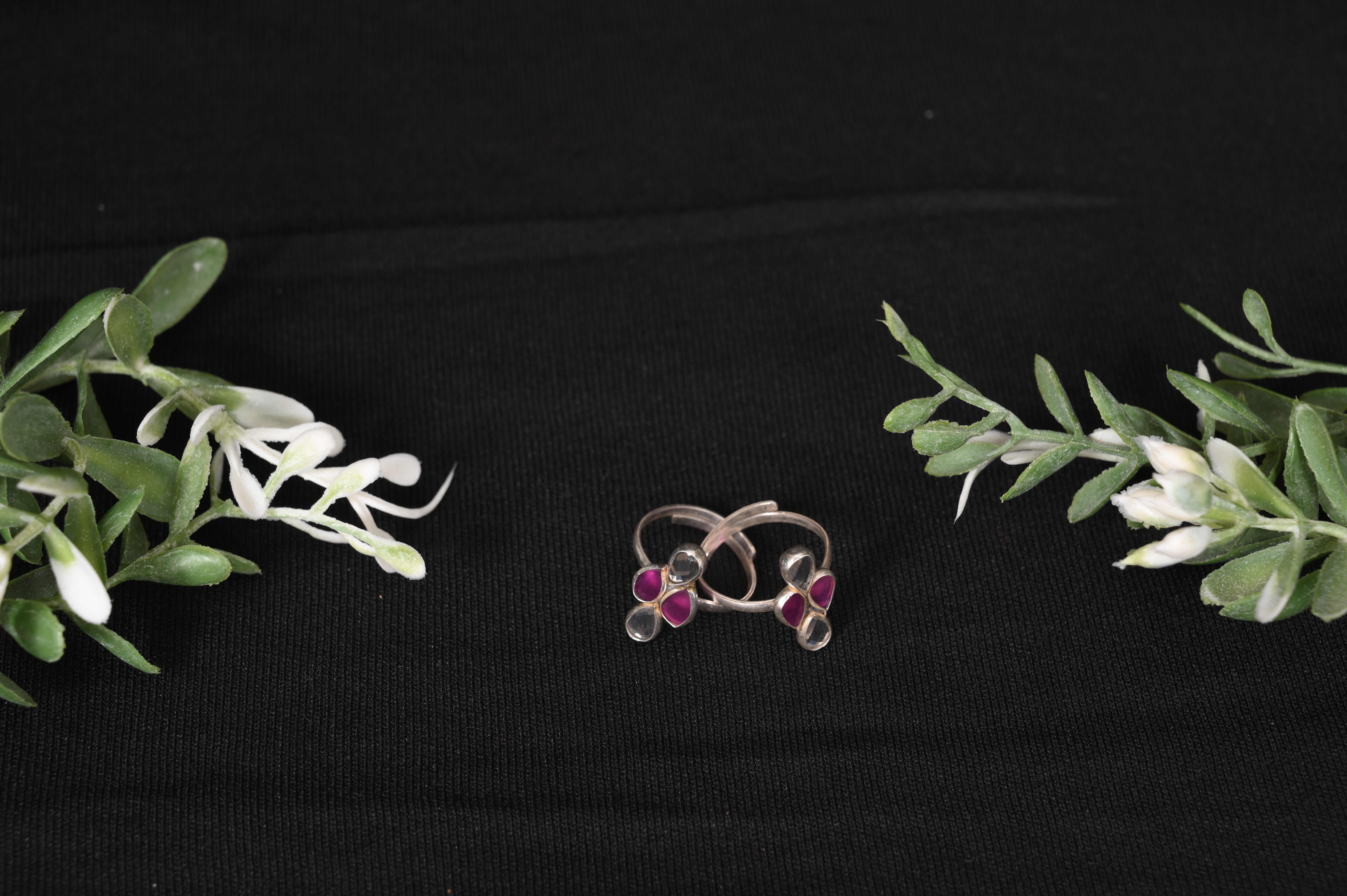 Beautiful purple and silver toering