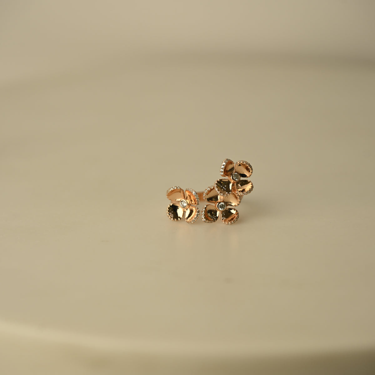 Pearl & Crystal Tree of Life Ring