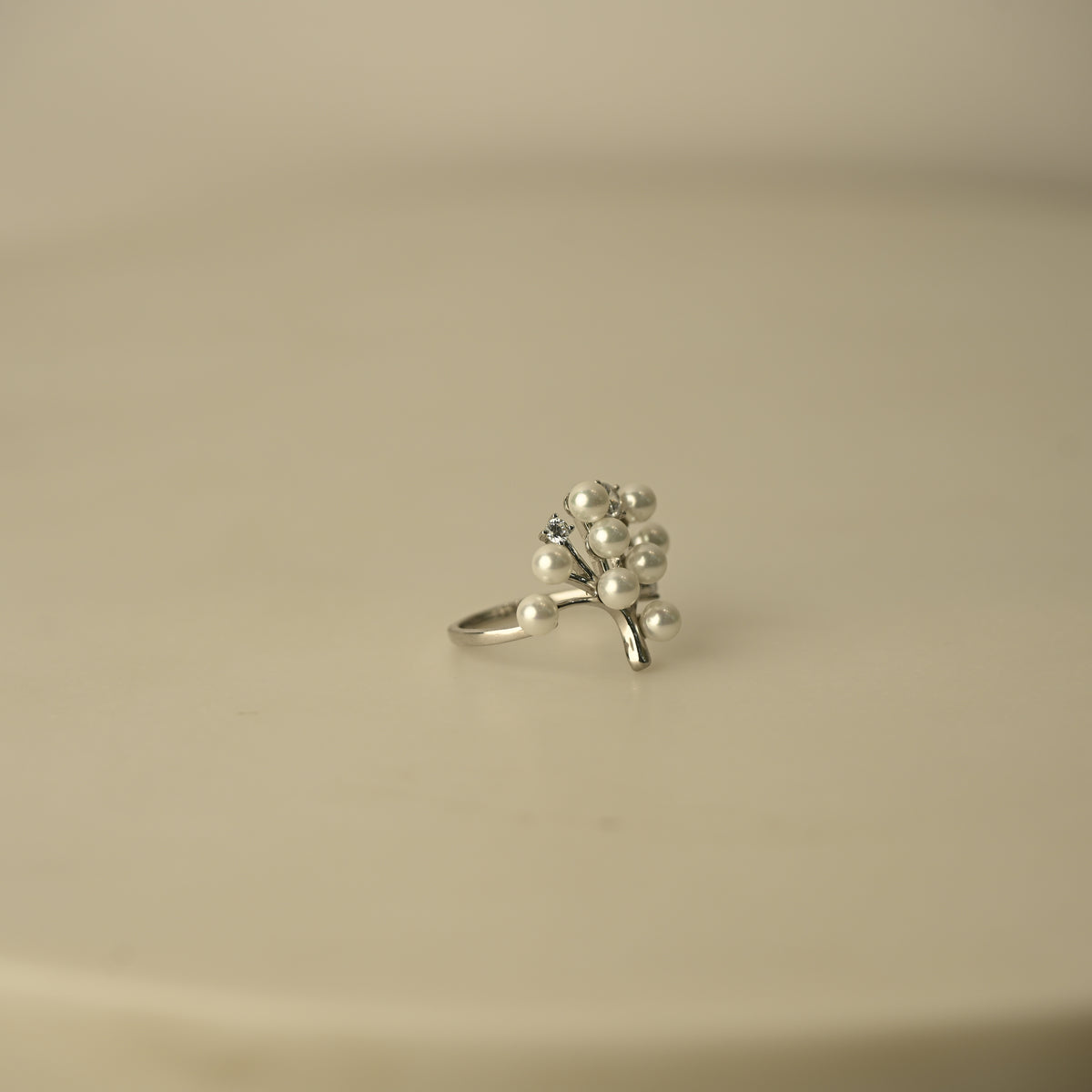 Pearl Bloom Statement Ring