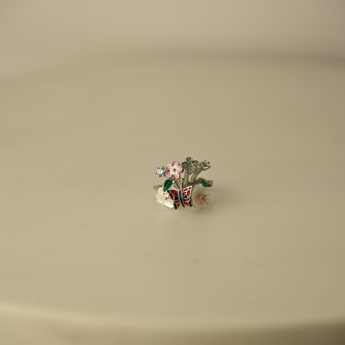 Butterfly Garden Statement Ring