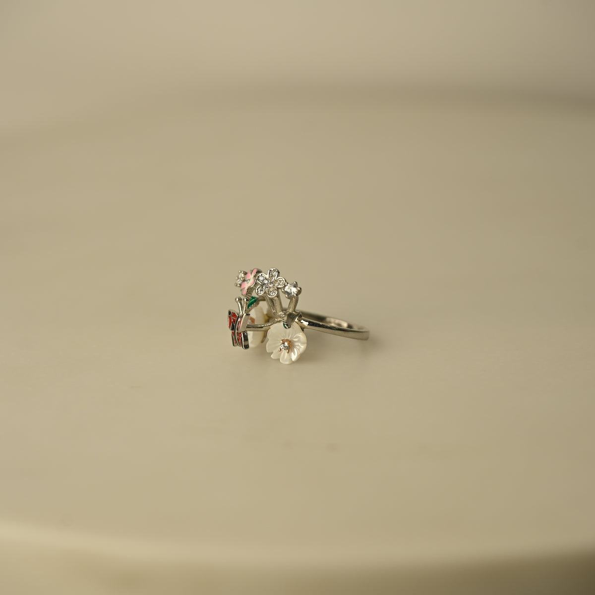 Butterfly Garden Statement Ring