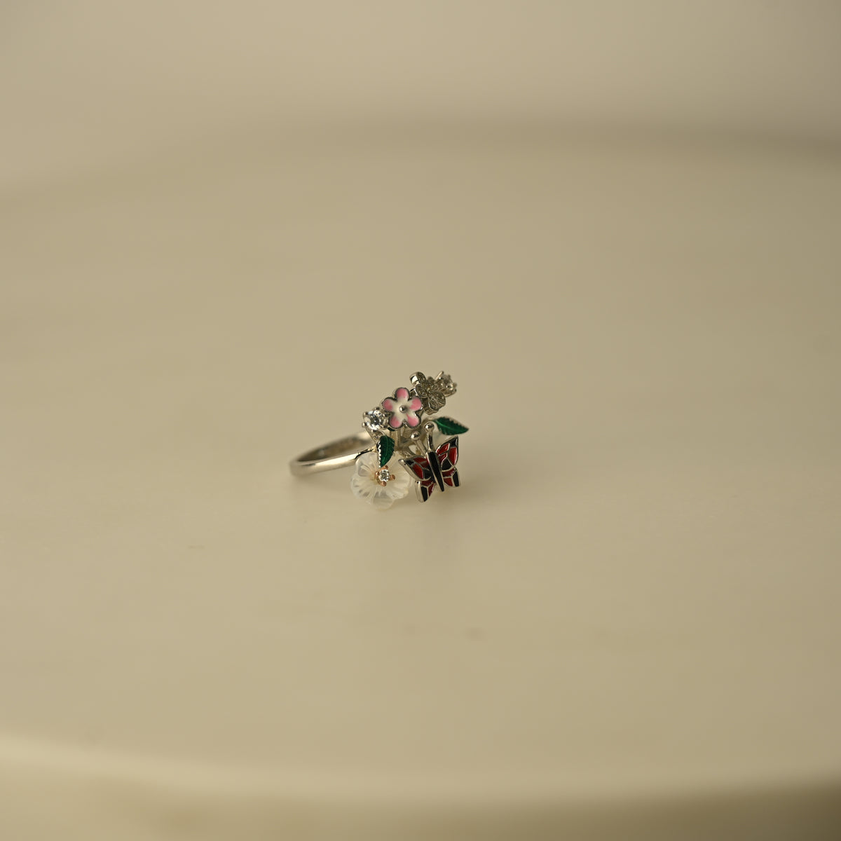 Butterfly Garden Statement Ring