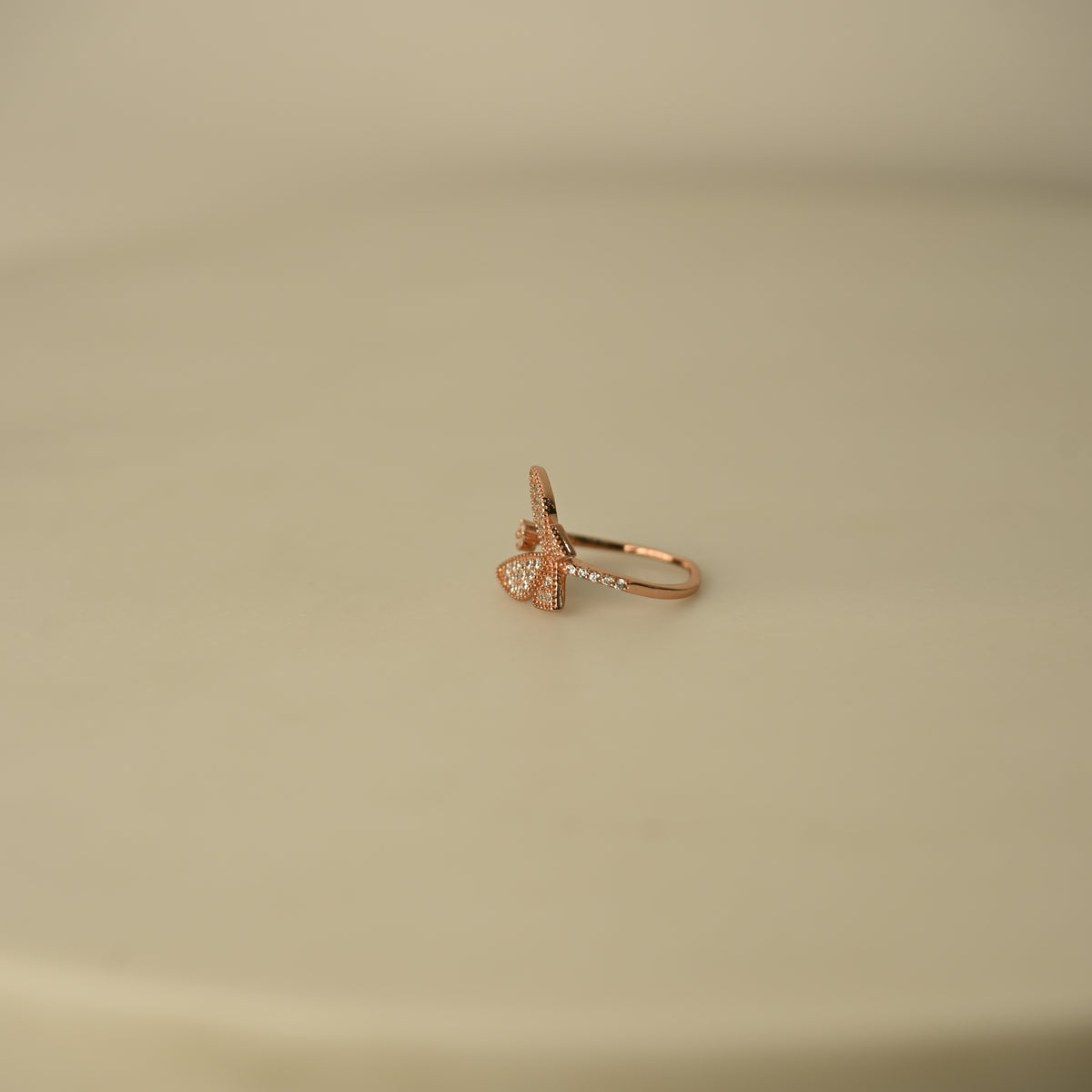 Crystal Bow Ring