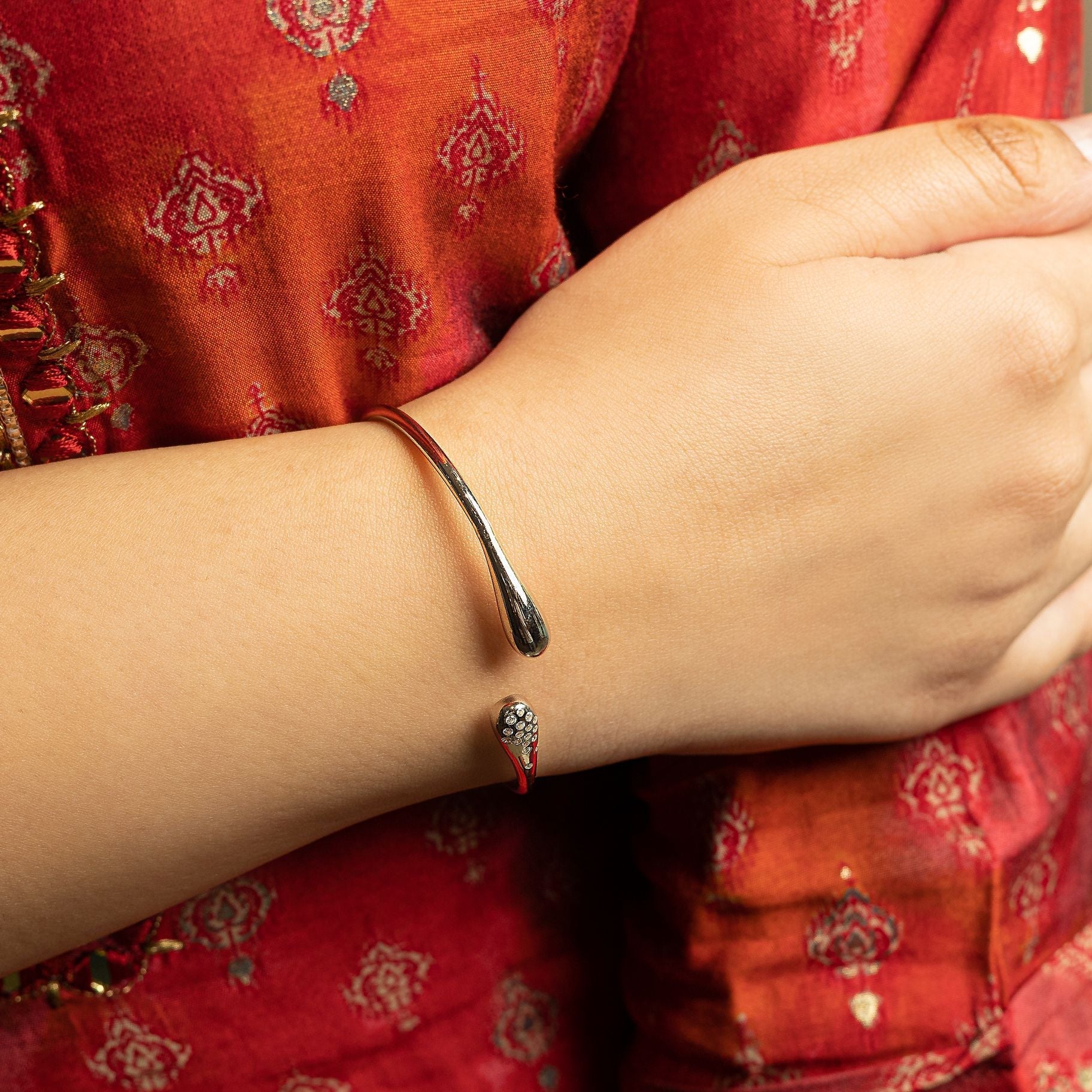 Delightful Tiny Stones Studded Bangle silverhousebyrj