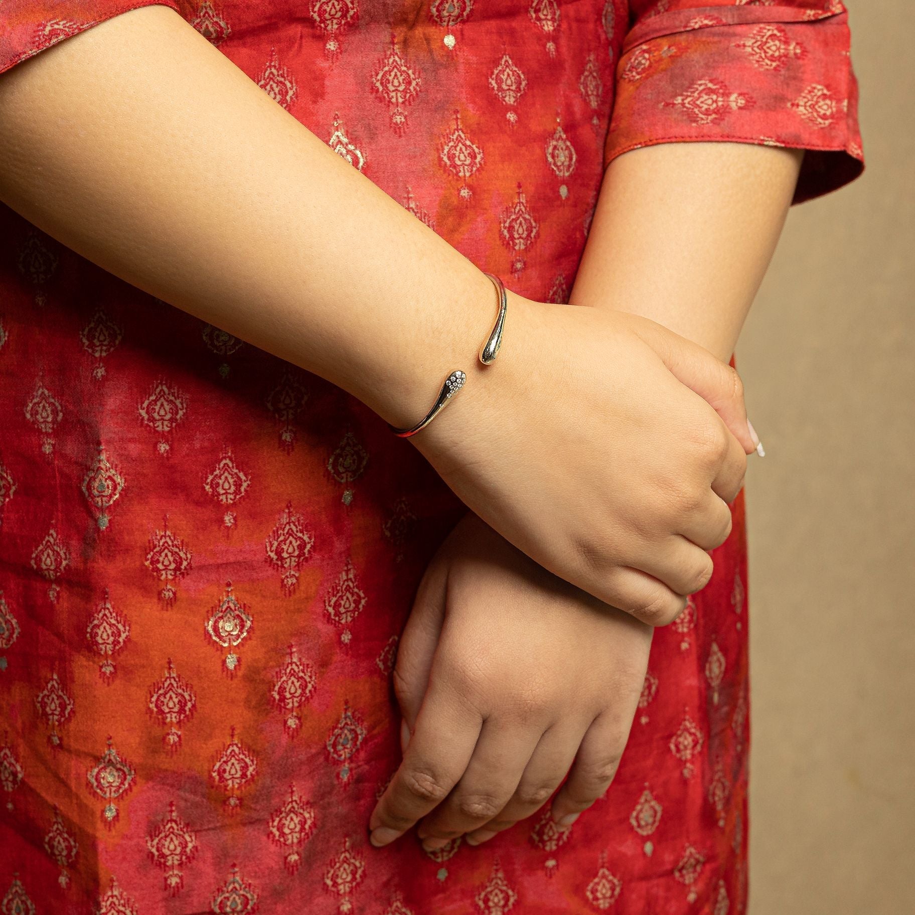 Delightful Tiny Stones Studded Bangle silverhousebyrj