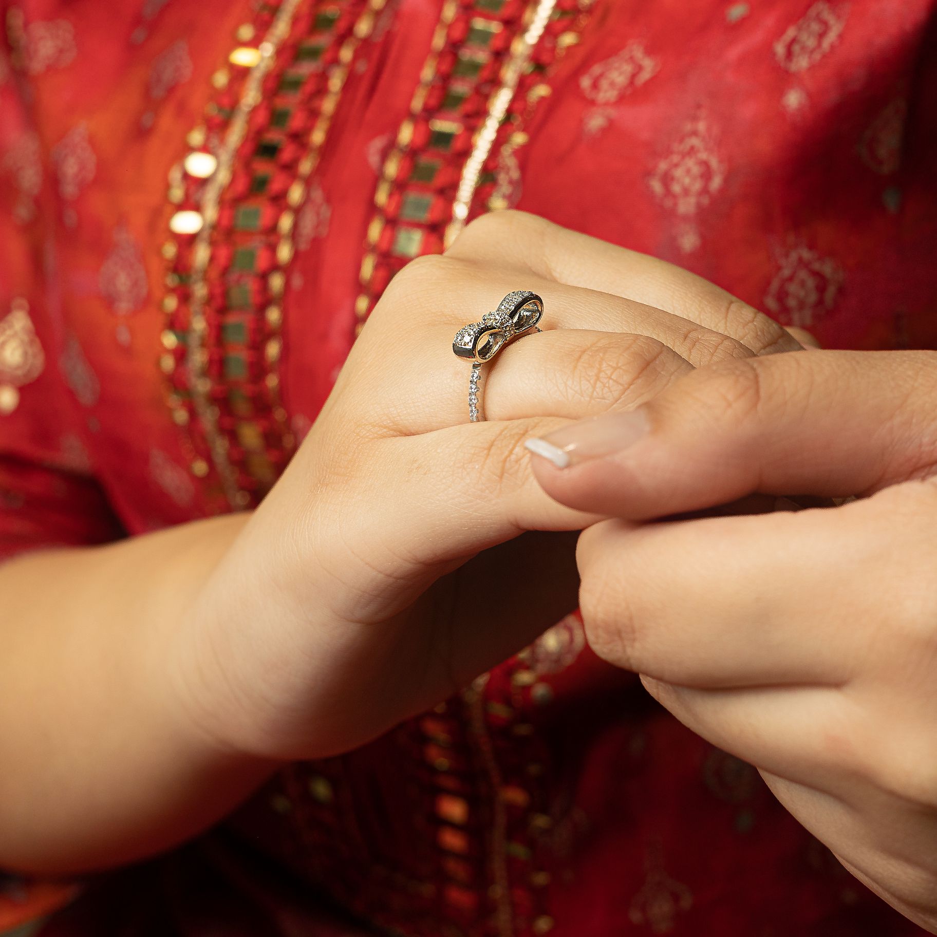 Elegant Bow Designer Ring silverhousebyrj