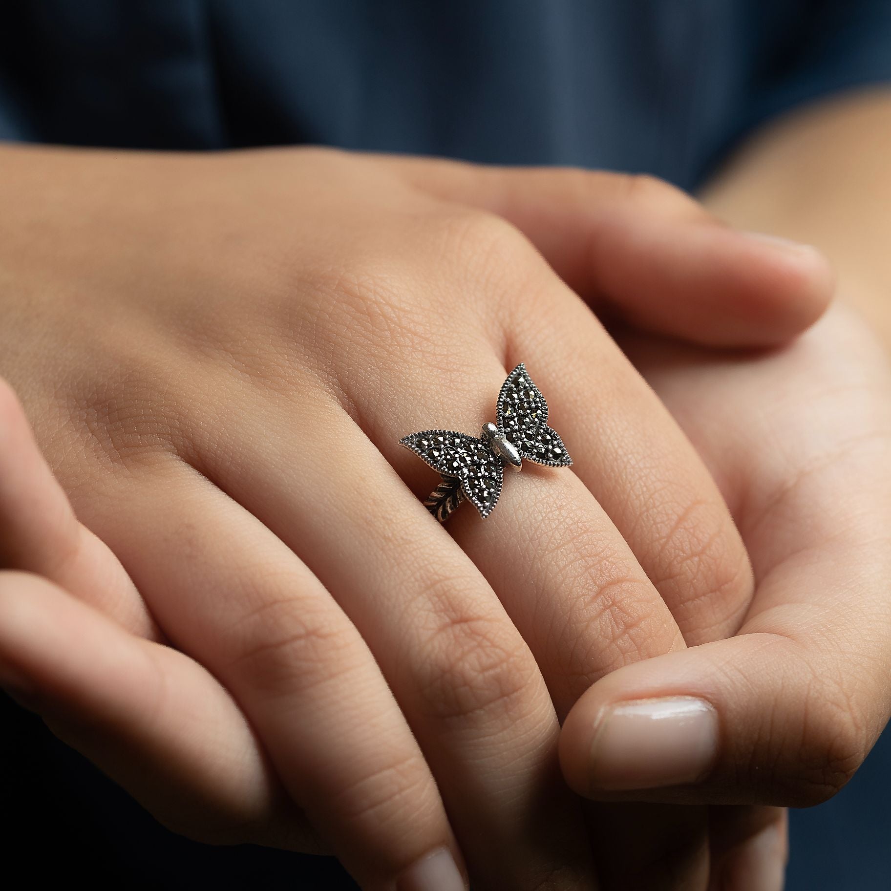 Exquisite Butterfly Ring silverhousebyrj