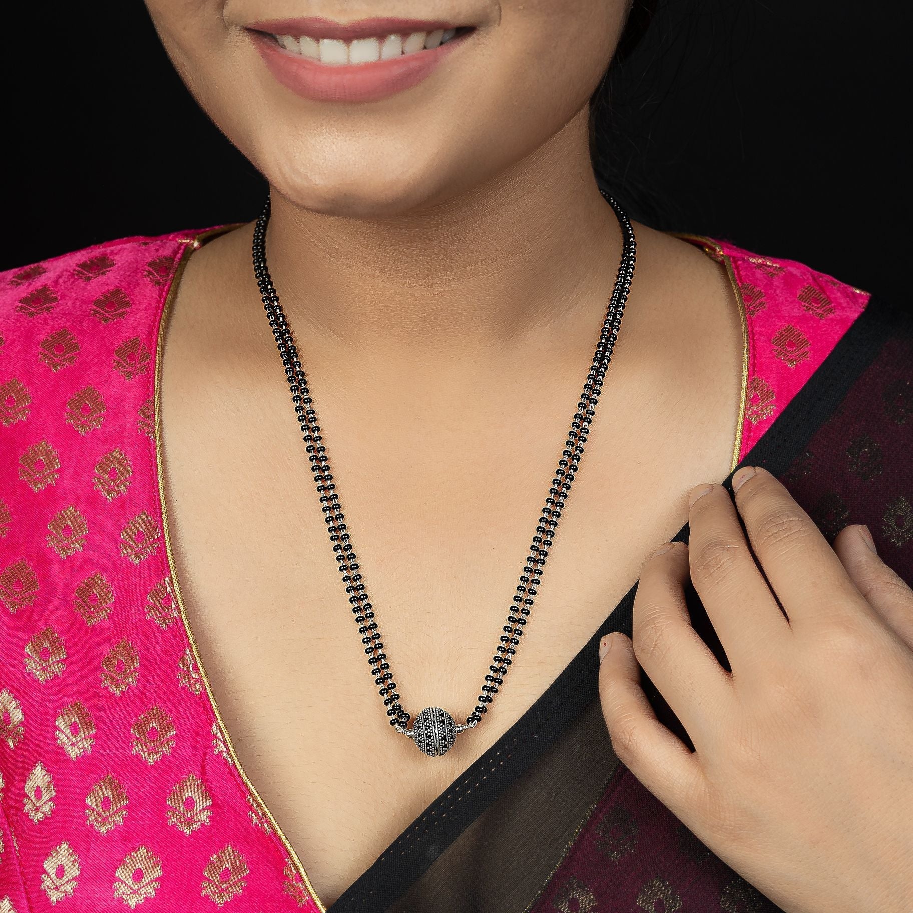 Exquisite Mangalsutra With Double Liner Chain silverhousebyrj