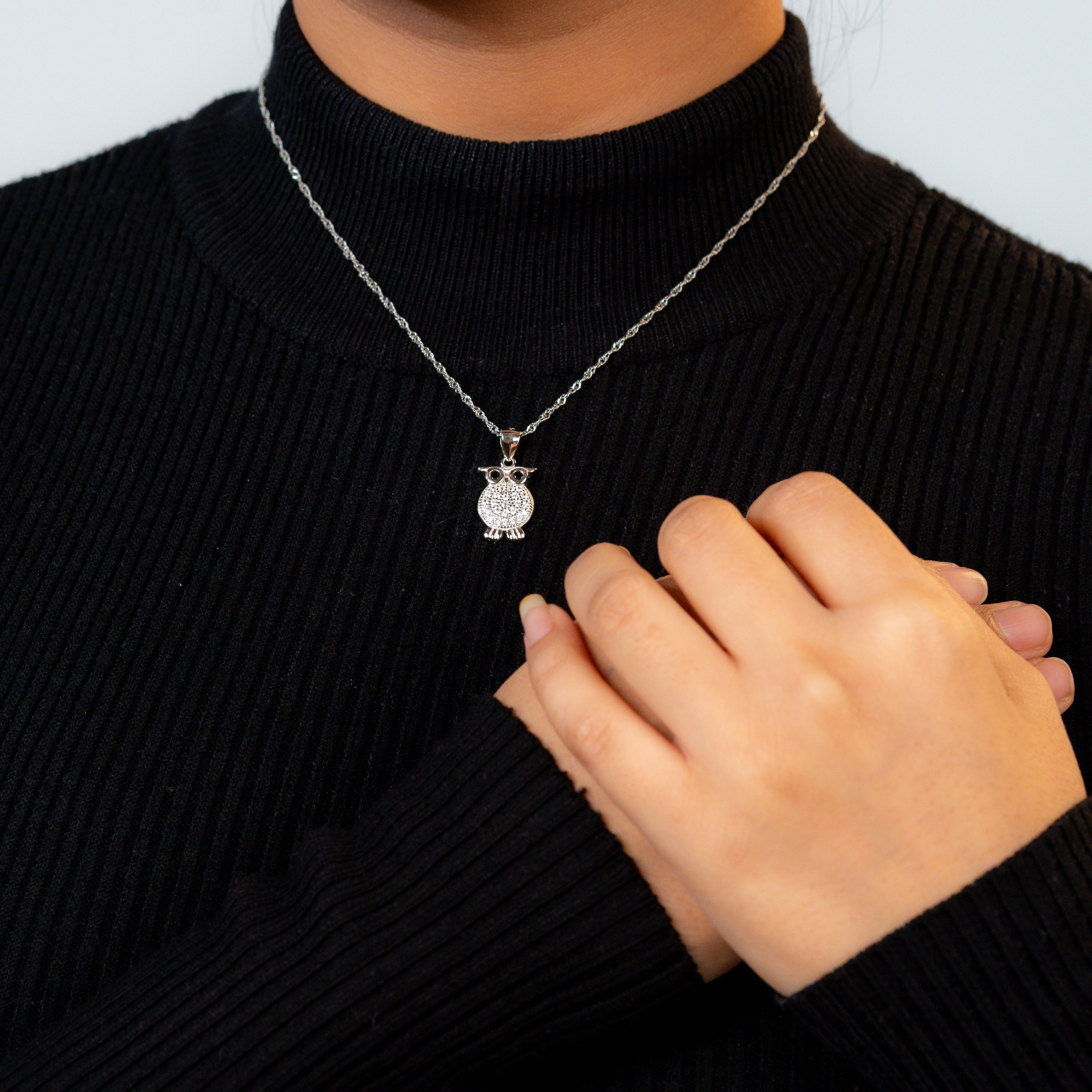 Crystal Owl Necklace