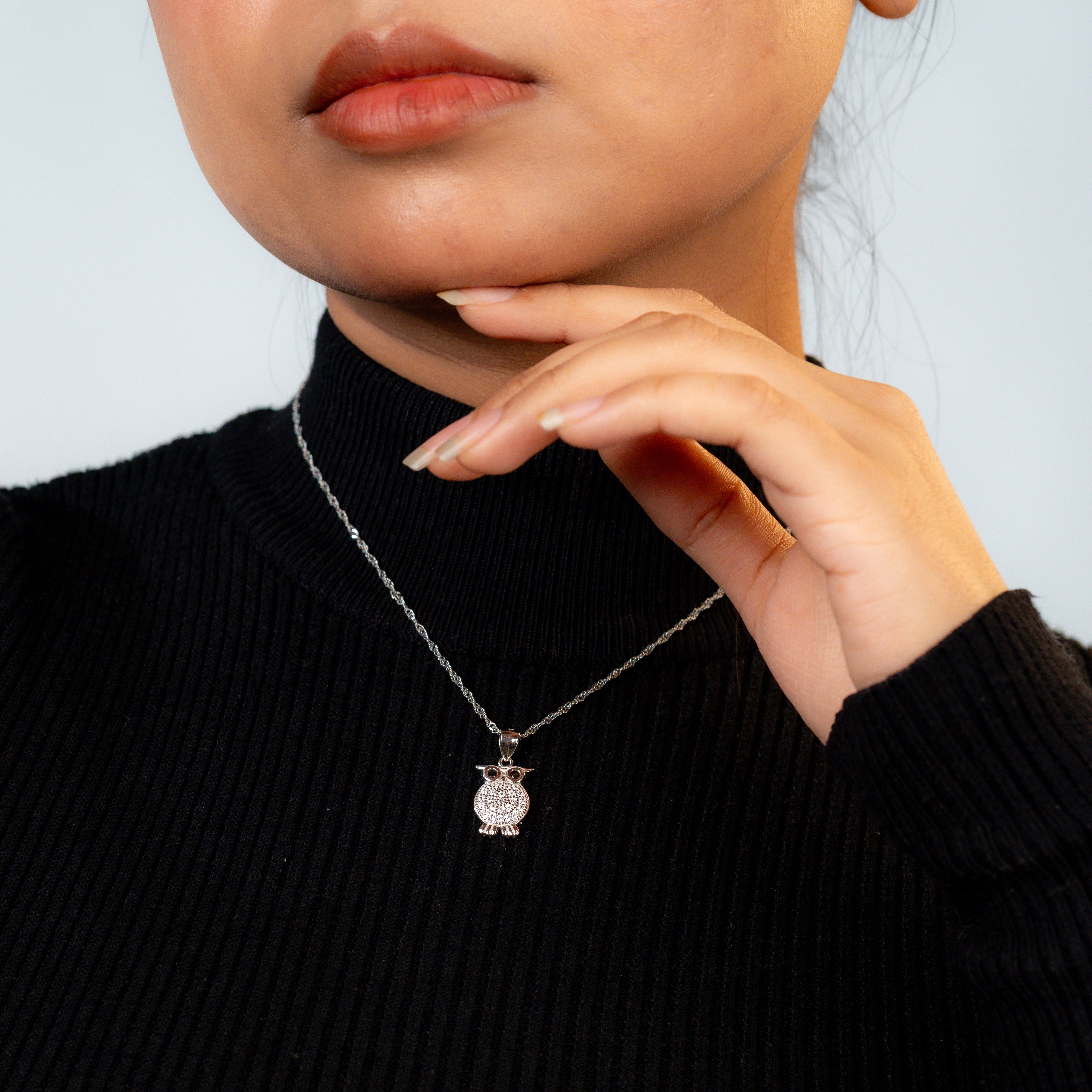 Crystal Owl Necklace