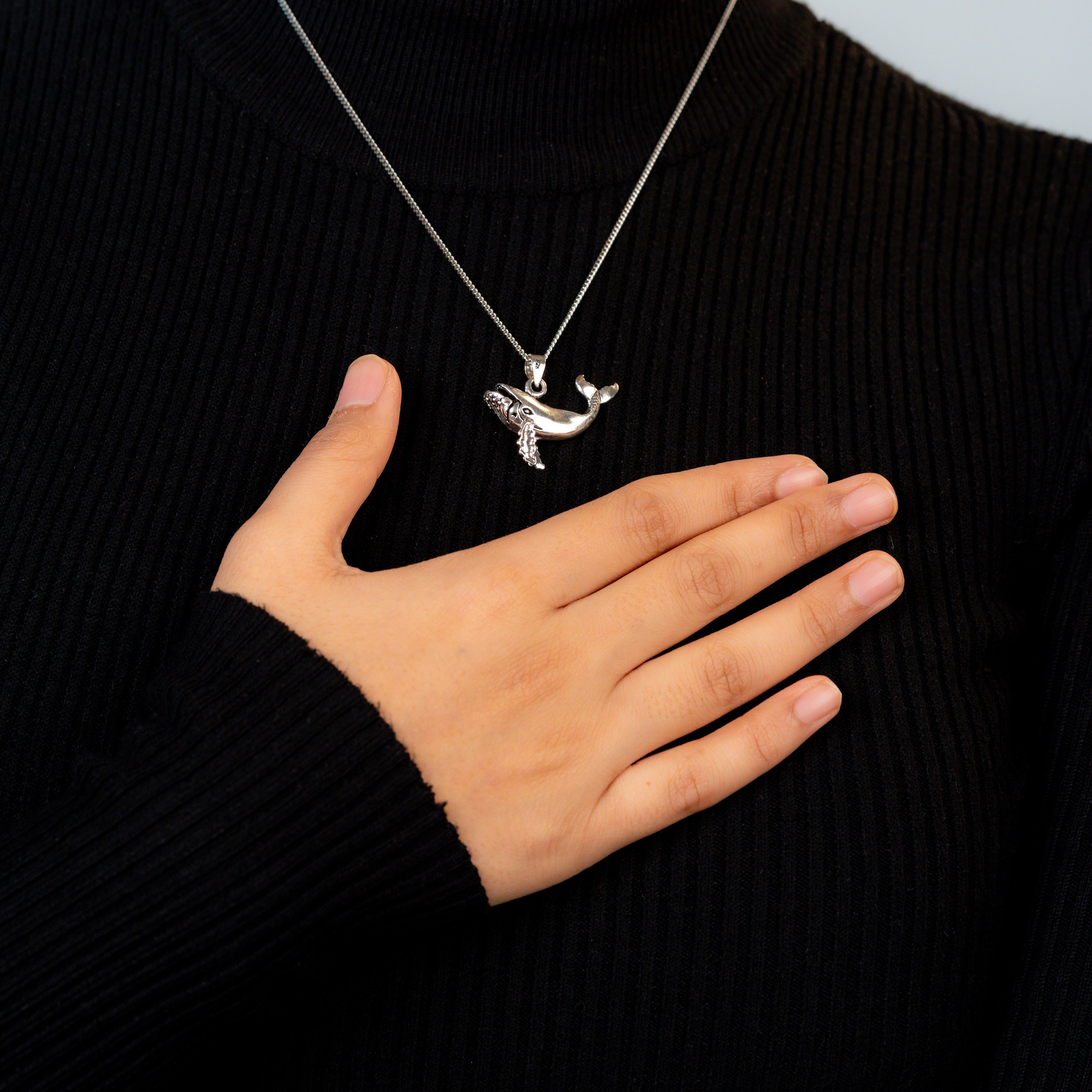 Azure Soul Whale Pendant