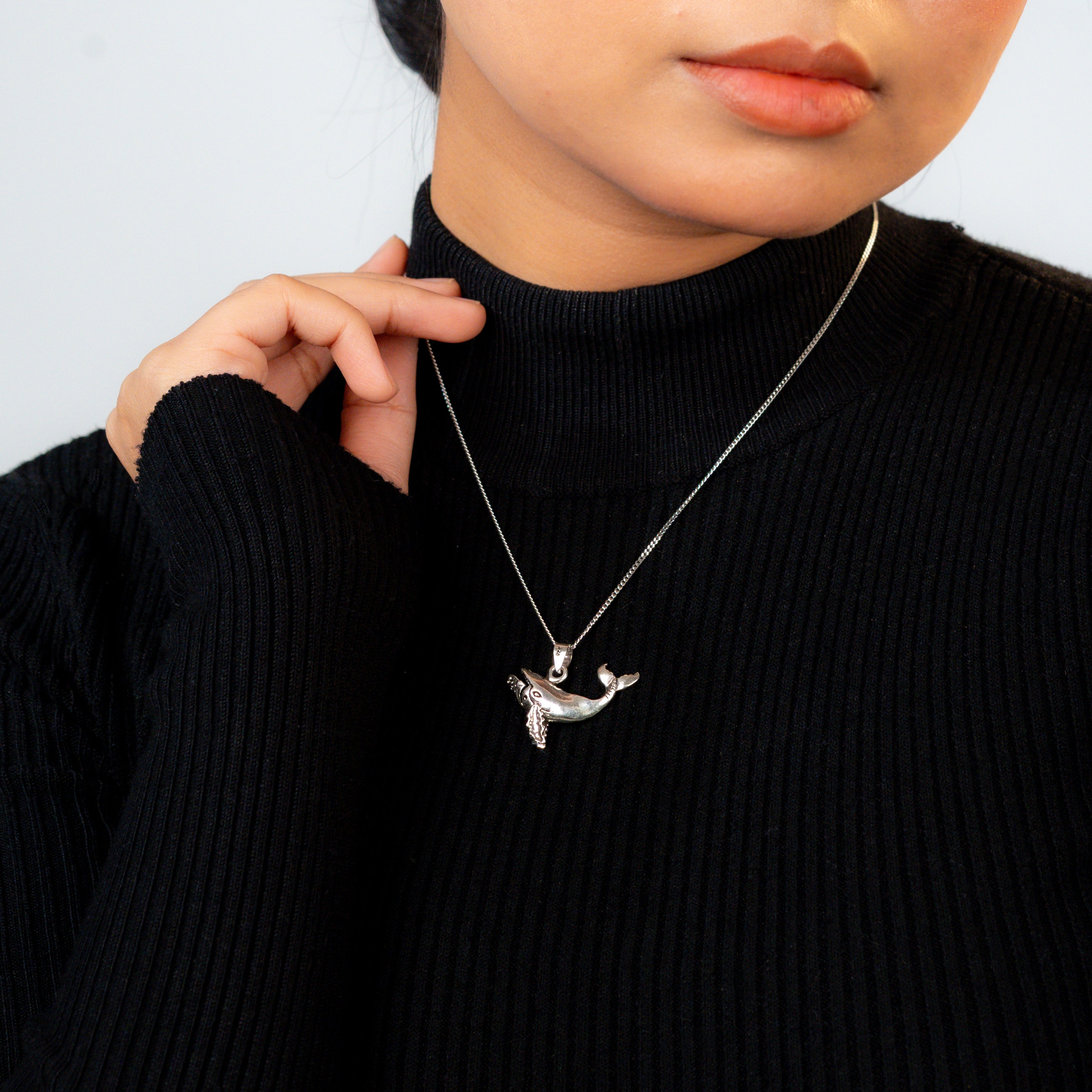 Azure Soul Whale Pendant