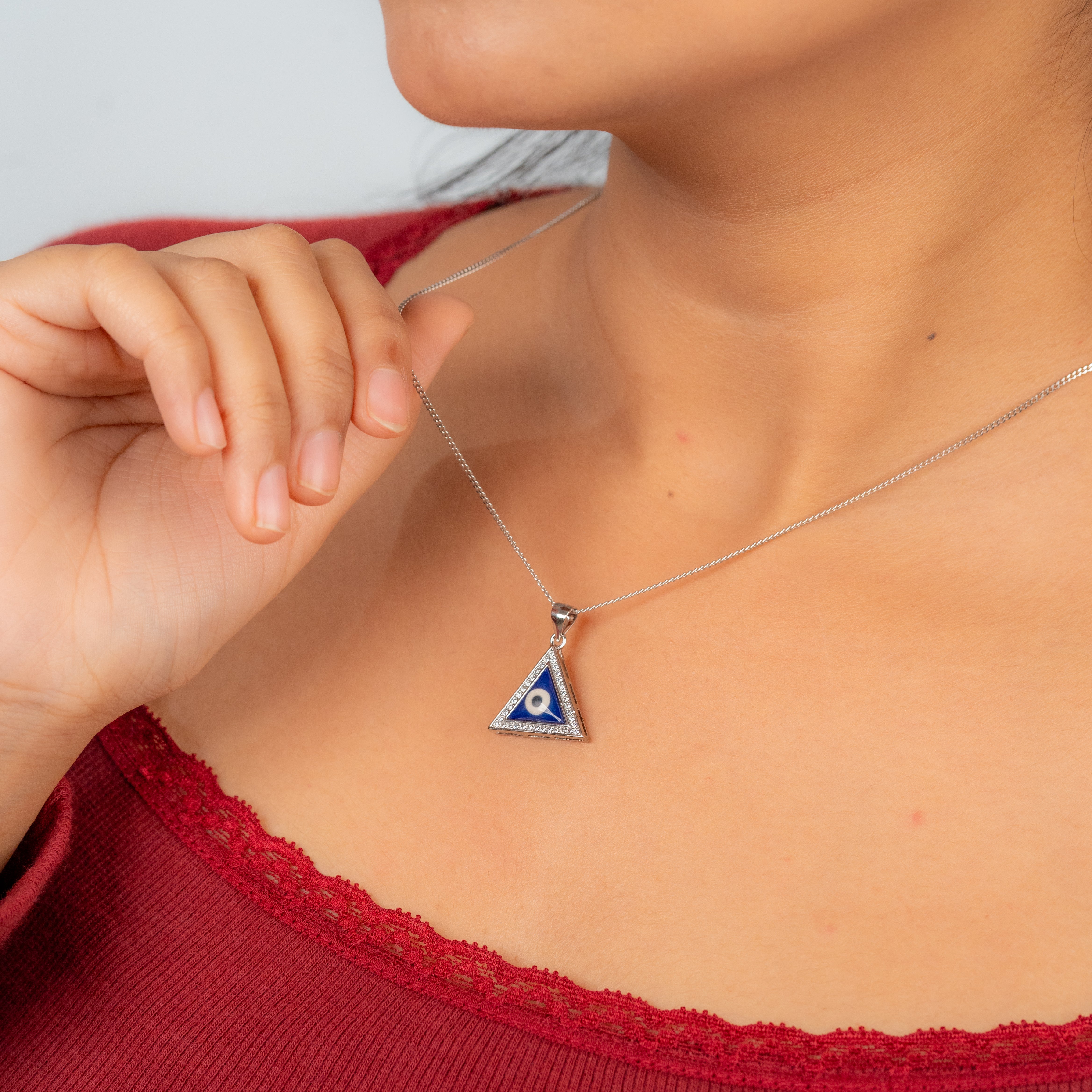 Power Eye Triangle Pendant