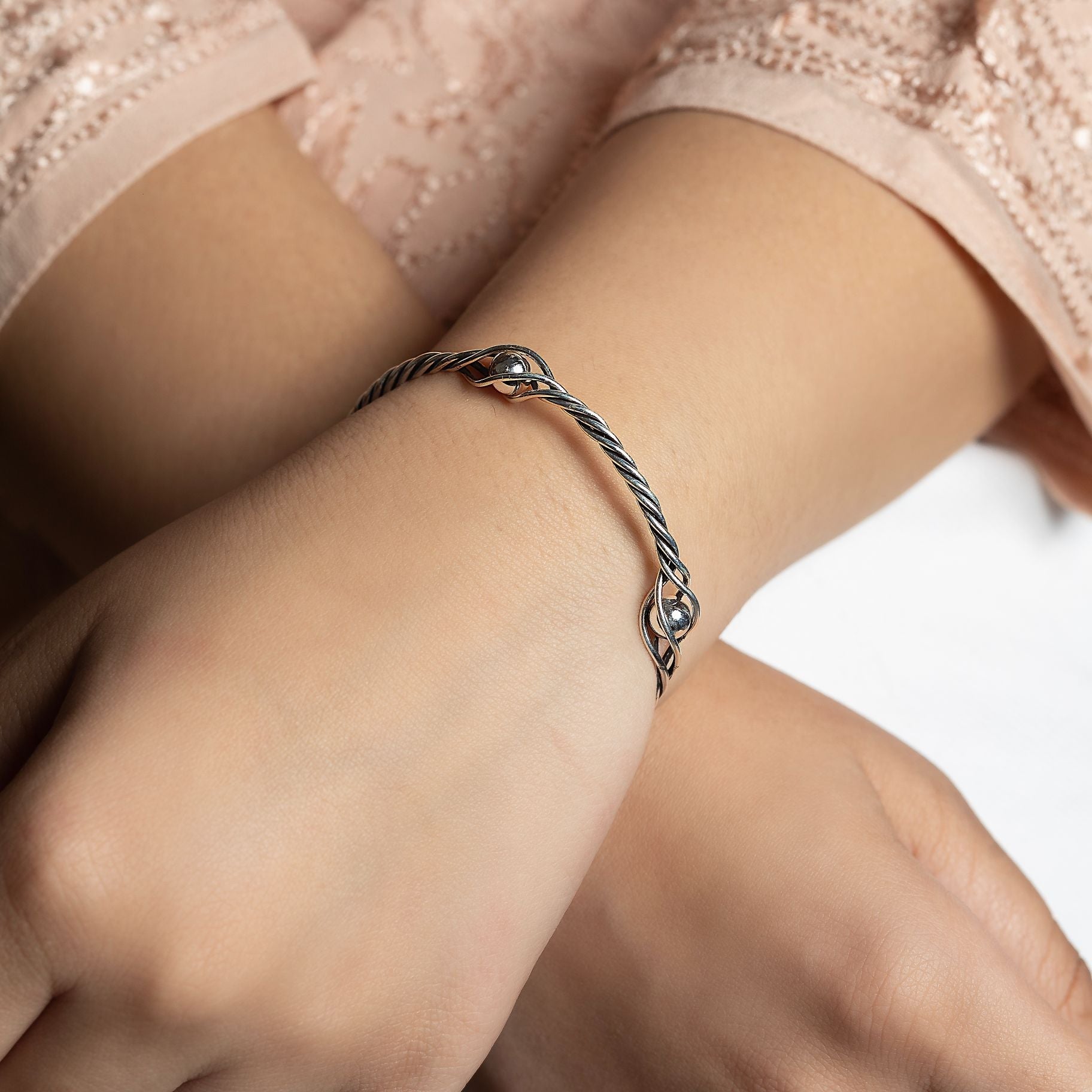 Rope Styled Designer Bangle silverhousebyrj