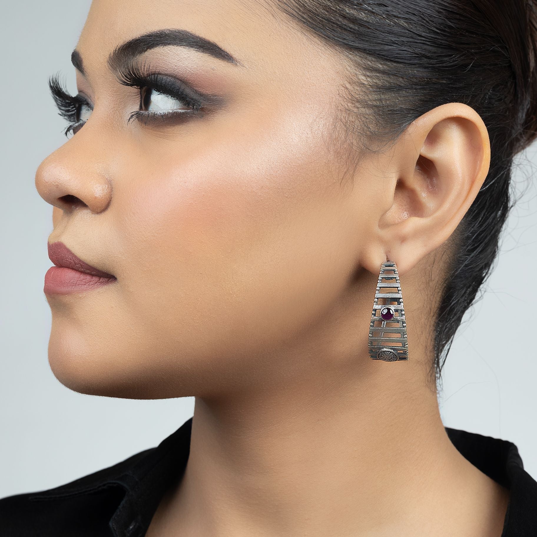 Stylish Half Ring Jali Earring silverhousebyrj