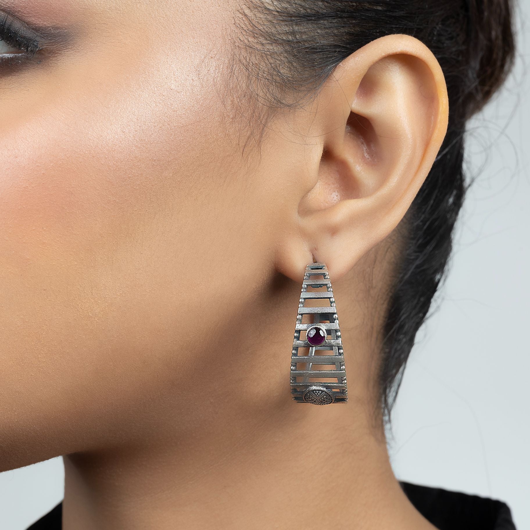 Stylish Half Ring Jali Earring silverhousebyrj